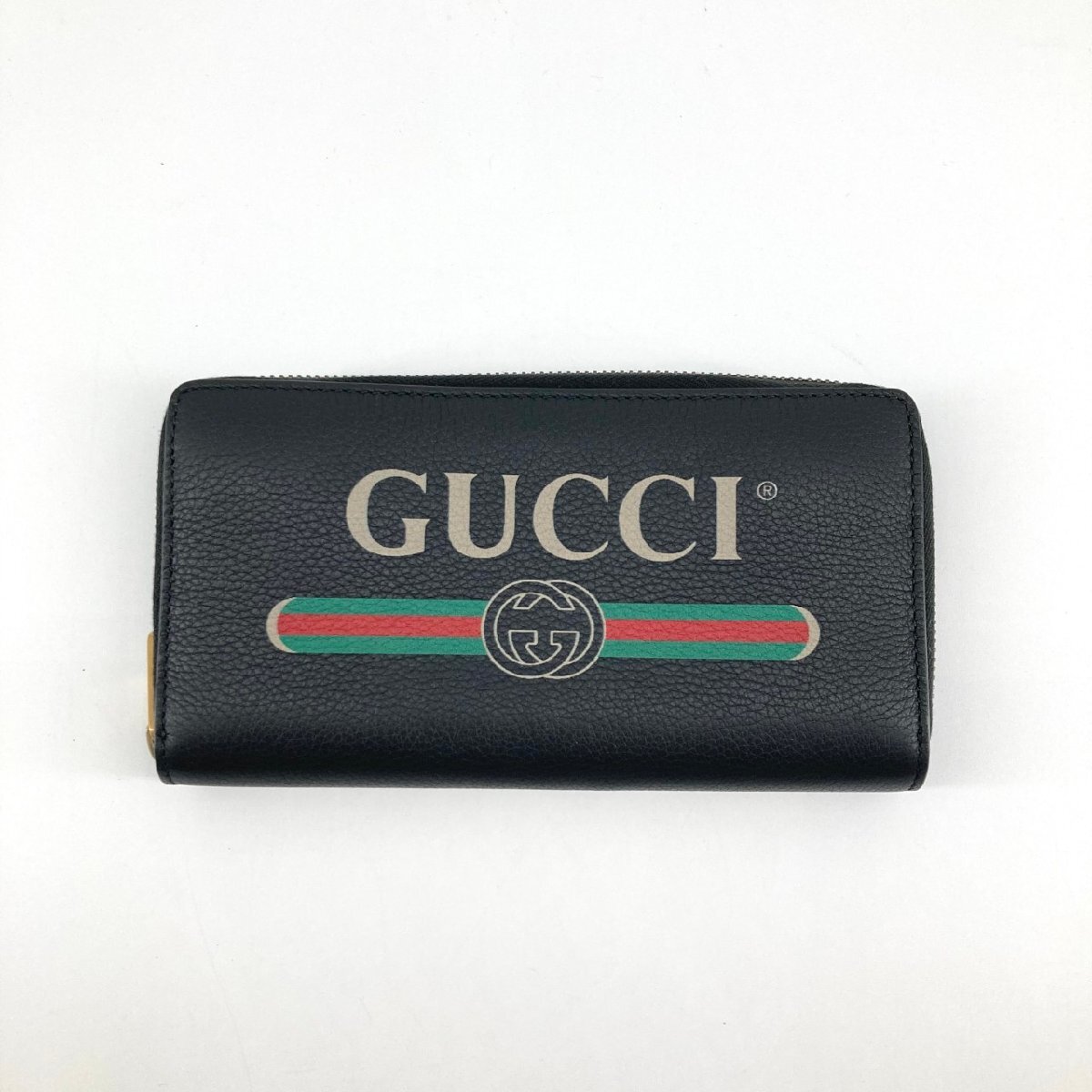 GUCCI ロゴプリント 496317 長財布