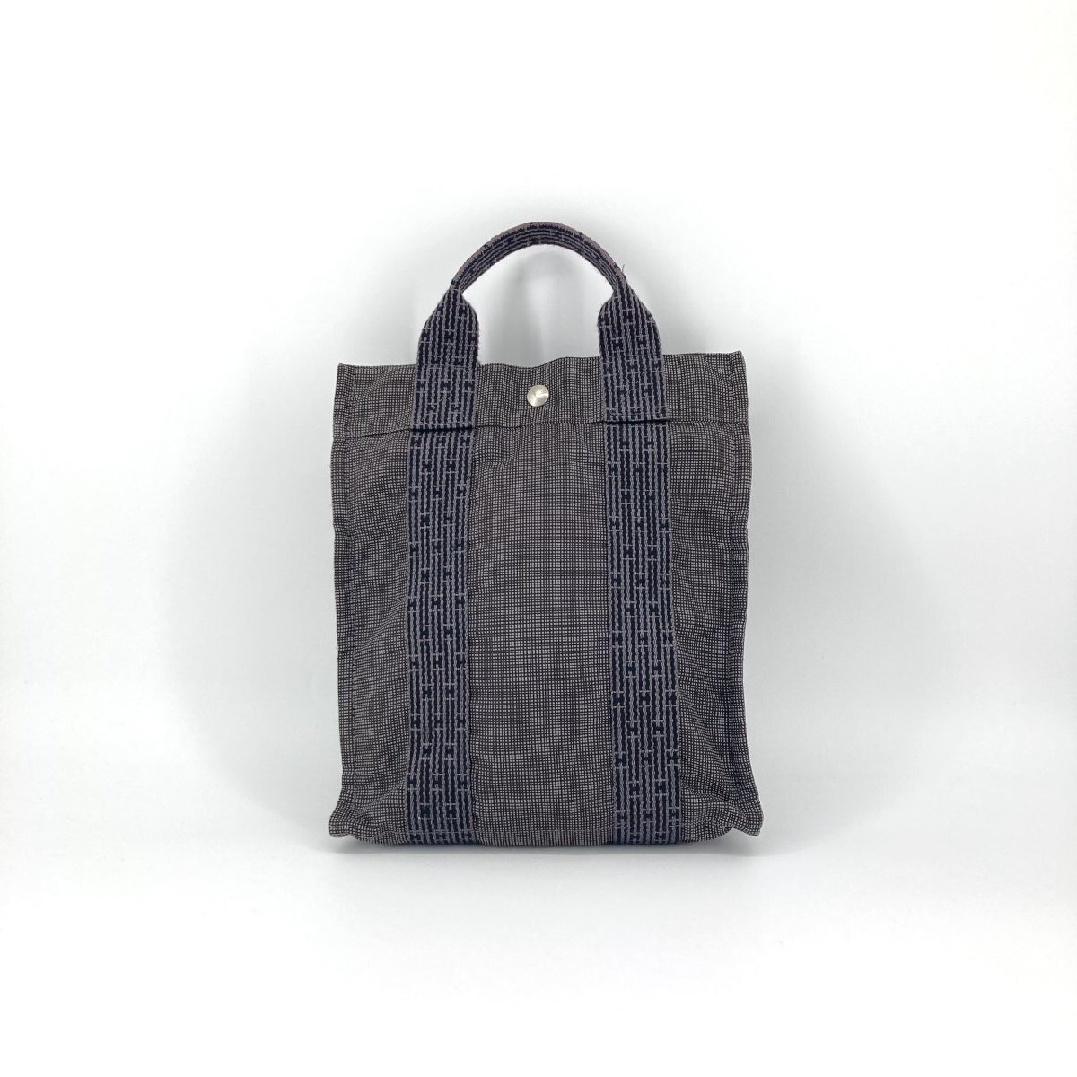 HERMES エールラインアドPM ナイロンキャンバス リュック・デイパック グレー