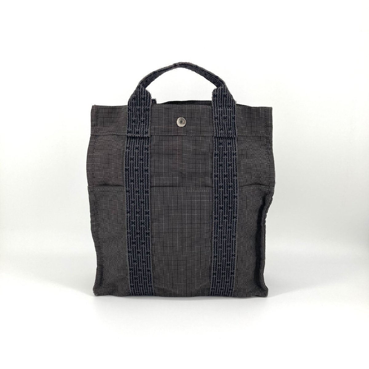 HERMES エールラインアドPM ナイロンキャンバス リュック・デイパック グレー