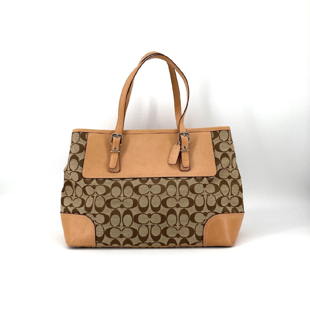COACH シグネチャー キャンバス 6894 トートバッグ ブラウン