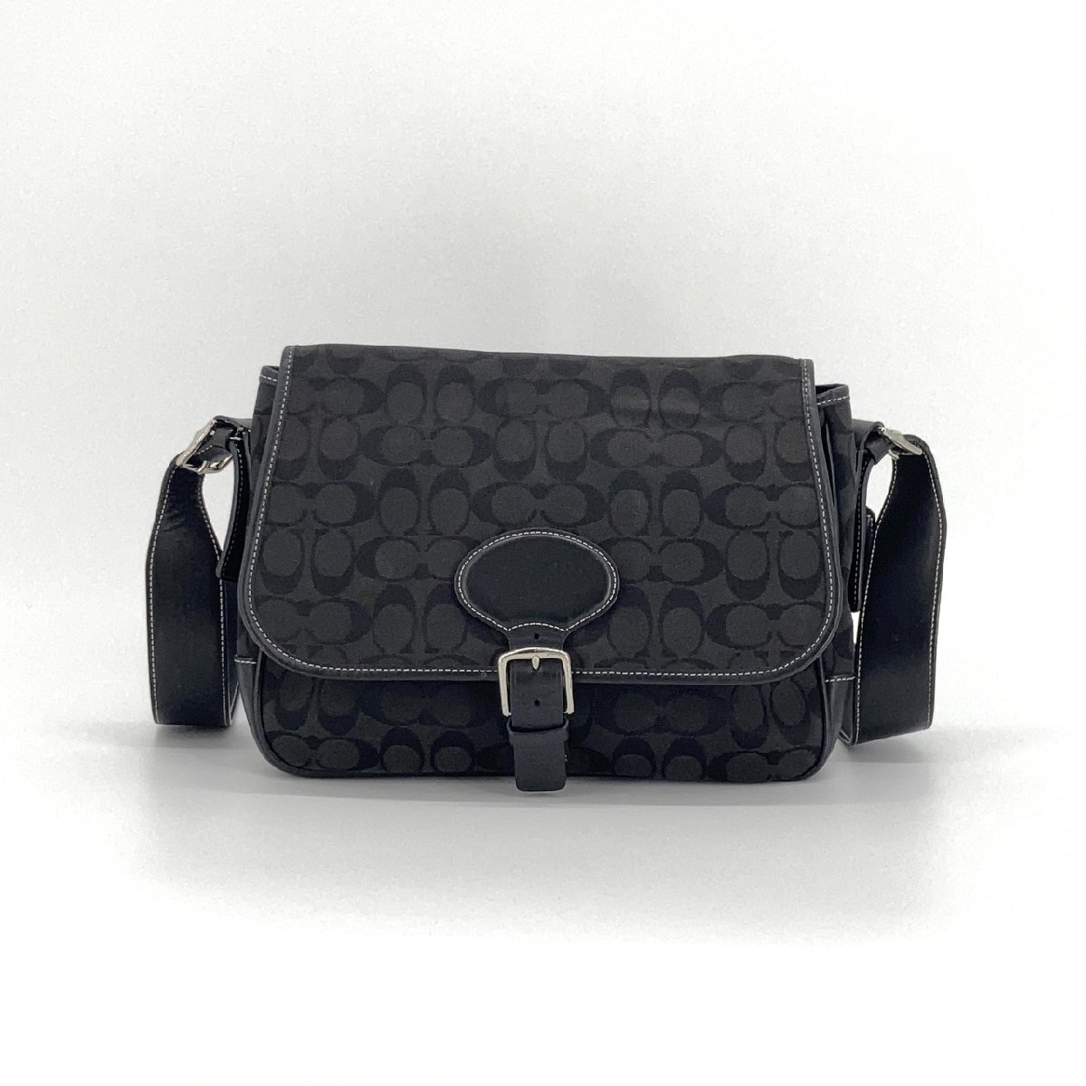 COACH シグネチャー 6081 ショルダーバッグ ブラック