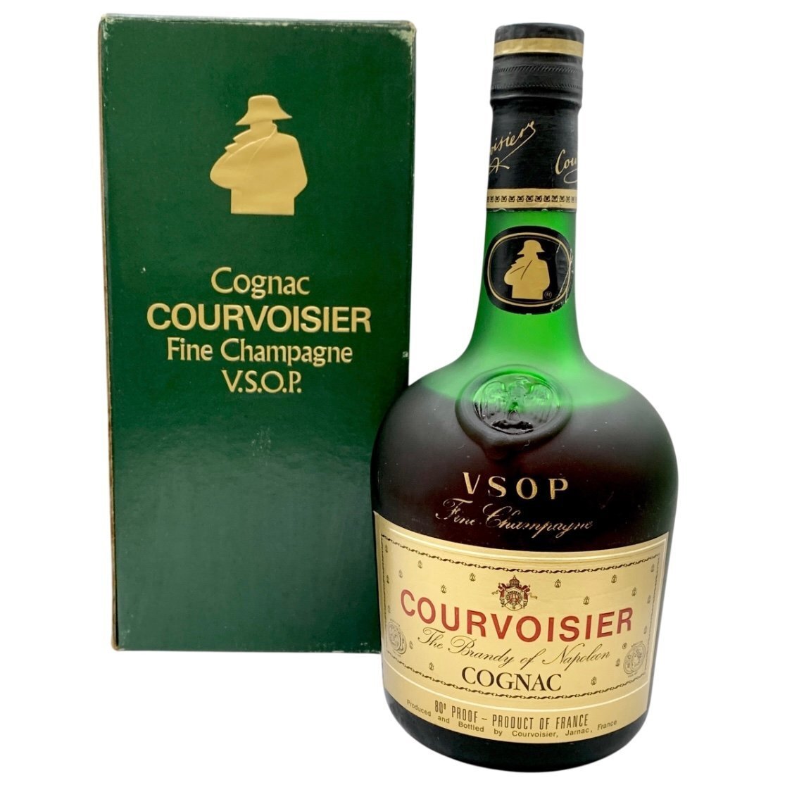 1円スタート！ COURVOISIER　クルボアジェ　ブランデー　COGNAC　VSOP　お酒　700ml　40％　箱付き　未開栓　80サイズ　蘇さ(BBY3579)