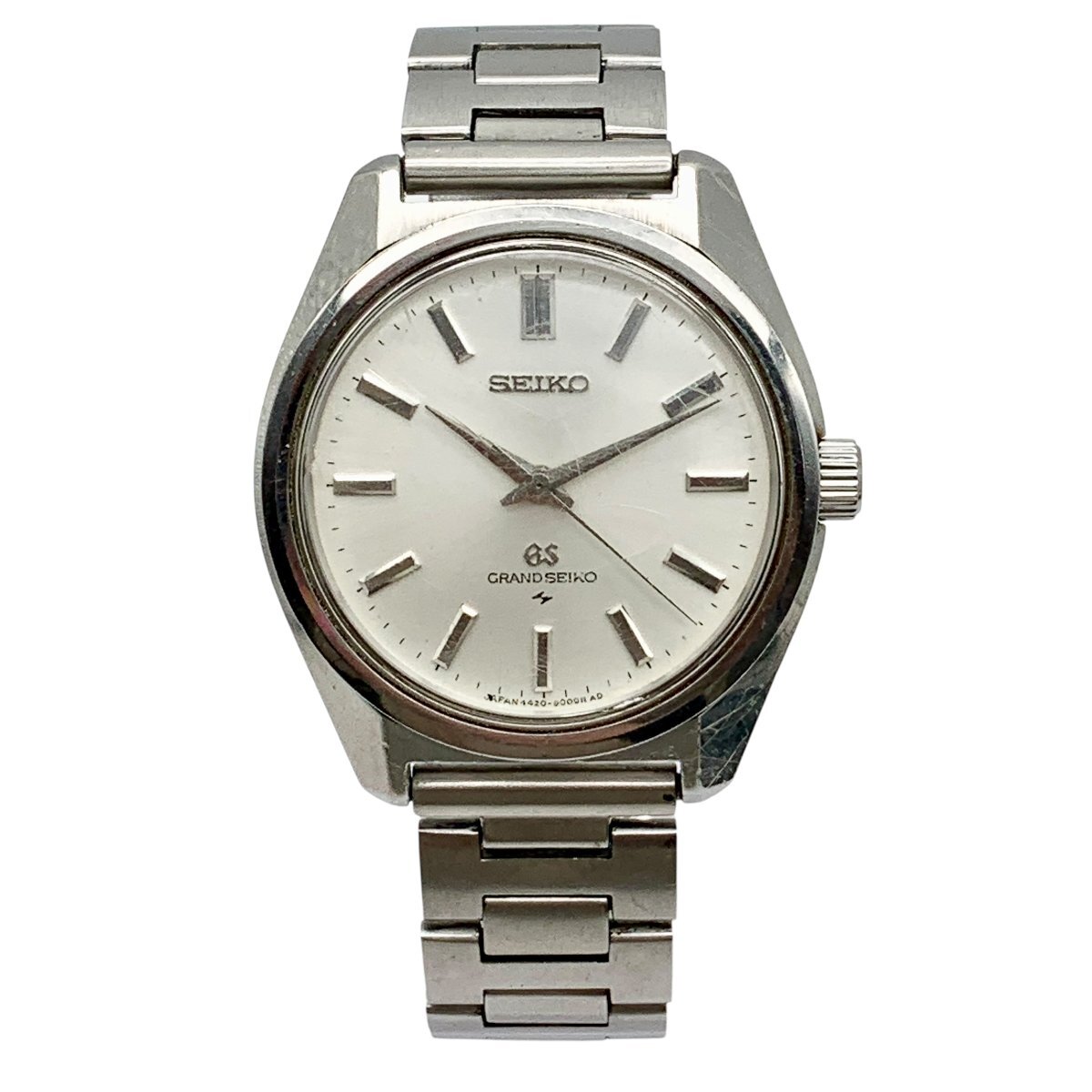 稼働　SEIKO　セイコー　時計　腕時計　GS　グランドセイコー　4420-9000　手巻き　中古品　コンパクトサイズ　蘇や(BBY3648)