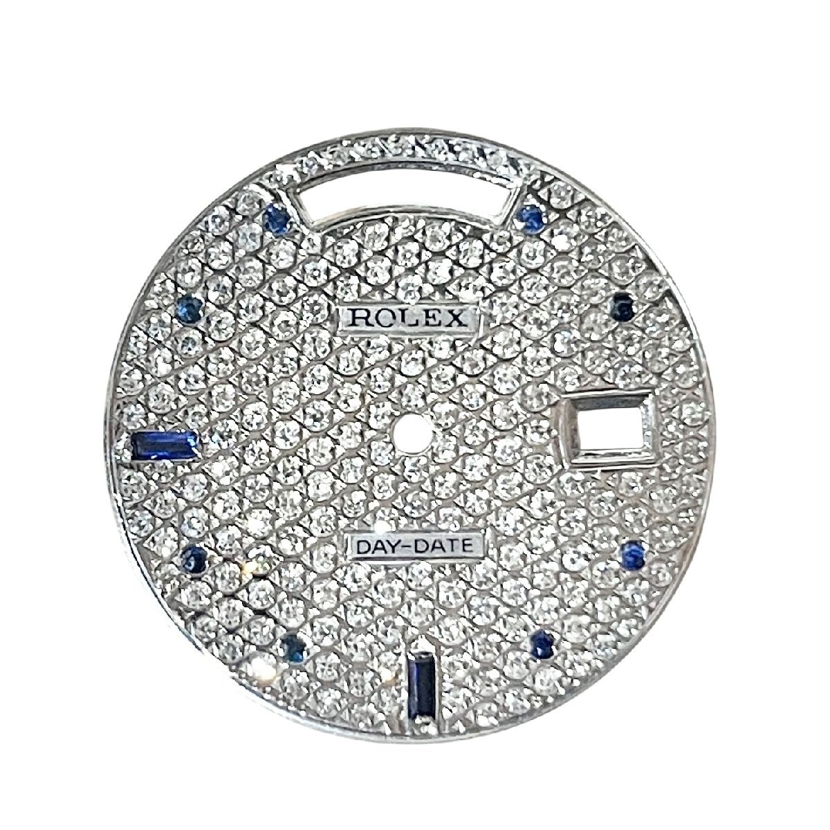 ROLEX　ロレックス　時計　アフターパーツ　DAY-DATE　デイデイト　ホワイトゴールド　中古品　60サイズ　蘇さ(BBY261)
