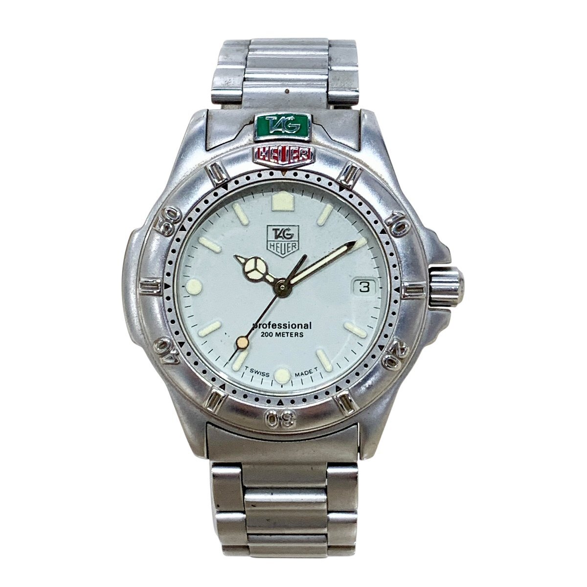 TAG HEUER タグホイヤー 時計 腕時計 professional プロフェッショナル 999.713A クオーツ 不動 ジャンク品 コンパクトサイズ 蘇や(HY1357)