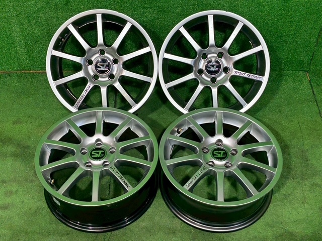 静岡発☆SPORT TECHNIC！MONO10！16×6.5J！5穴！PCD108！ハブ径約65ｍｍ！オフセット+48！140サイズ2個口！※商品説明必読
