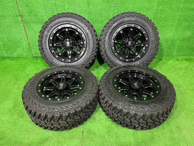 静岡発☆！Black Mamba！17×9J！6穴！PCD139.7！ハブ径約110ｍｍ！オフセット+20！200サイズ4個口発送！※商品説明必読