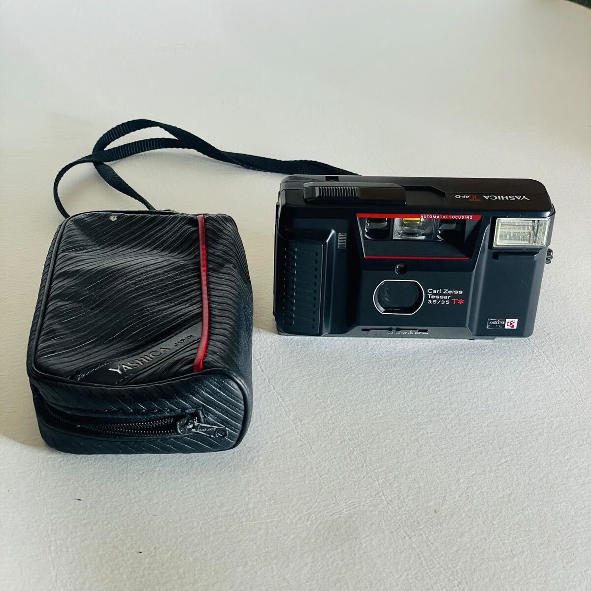 YASHICA ヤシカ T AF-D コンパクトフィルムカメラ Carl Zeiss Tessar 35mm 現在品