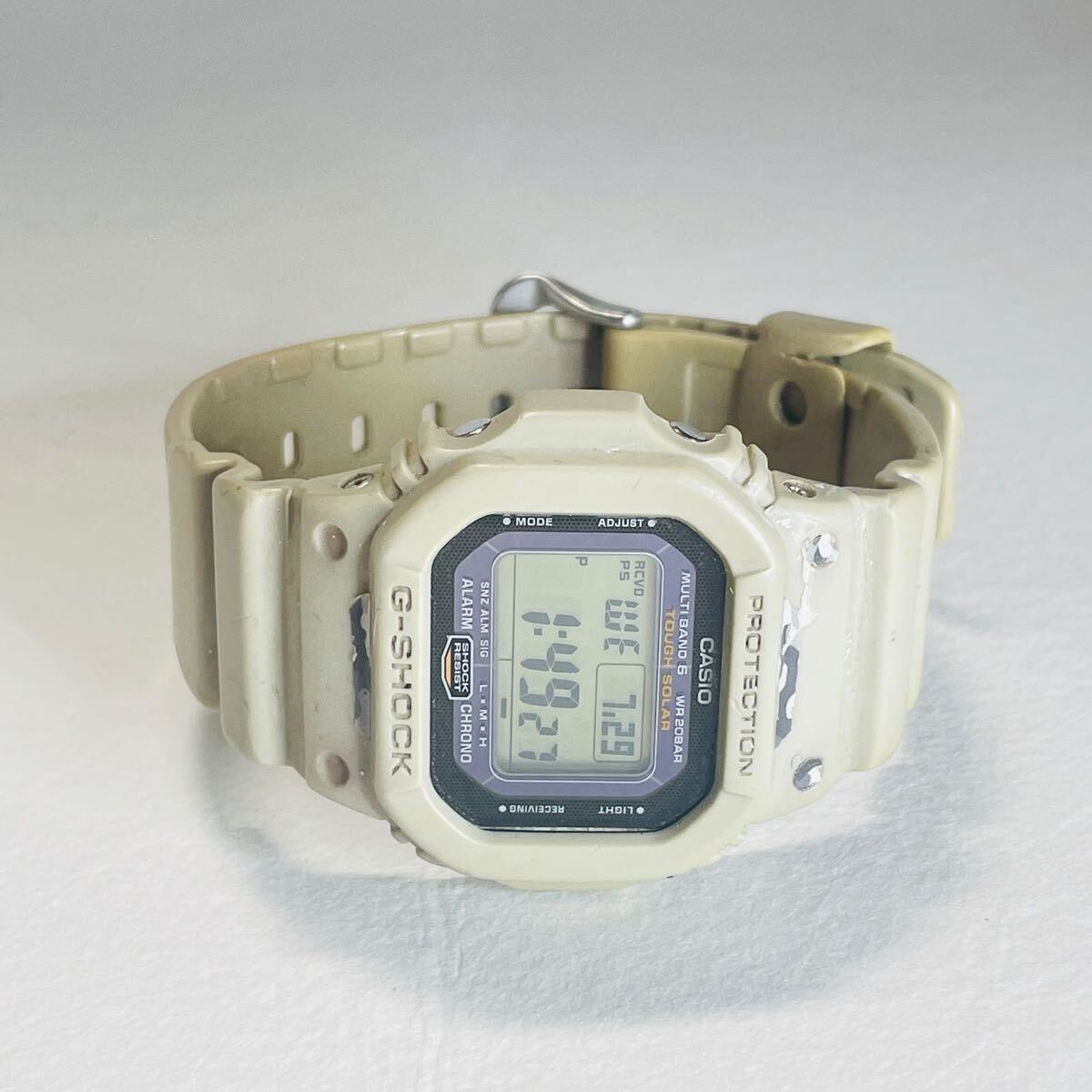  CASIO カシオ G-SHOCK メンズ腕時計 ラバーベルト デジタル 電波ソーラー GW-M5610SD 動作確認済み