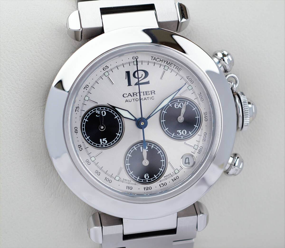 美品 カルティエ パシャC クロノ オートマティック Cartier 