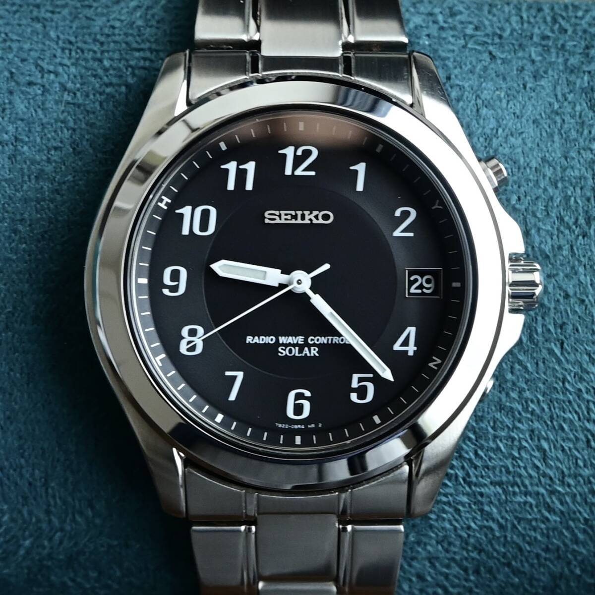 稼働品 SEIKO セイコー 電波 ソーラー 7B22-0AZ0 アラビア数字