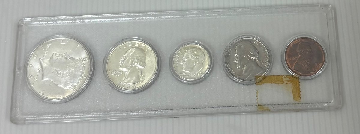 【人気品】【希少品】1964 アメリカ リバティ 銀貨 ケネディ LIBERTY コイン セット