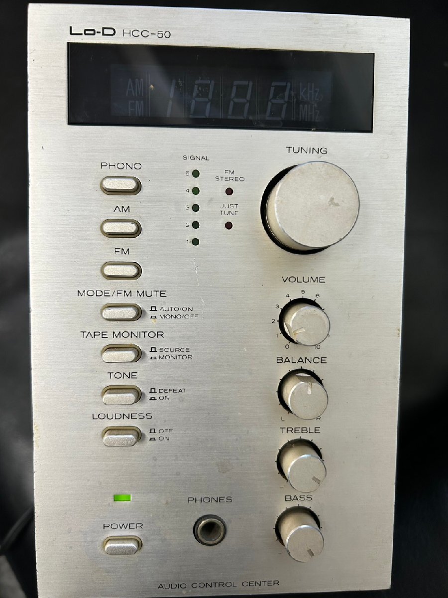 【中古品】Lo-D HCC-50 オーディオコントロールセンター 日立製作所製 ヴィンテージアンプ