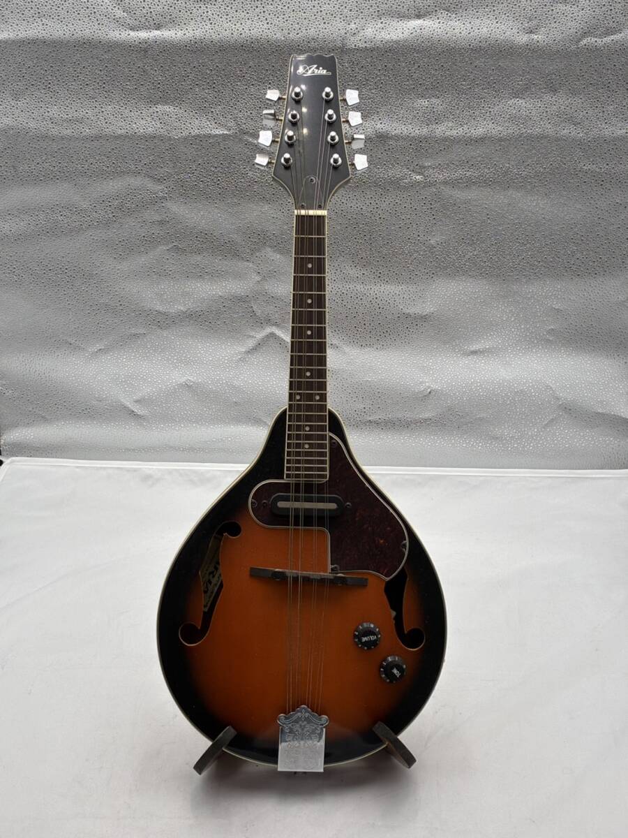 ARIA AM-20E エレクトリック フラットマンドリン 現状渡し アリア 楽器 電子マンドリン ♯2957