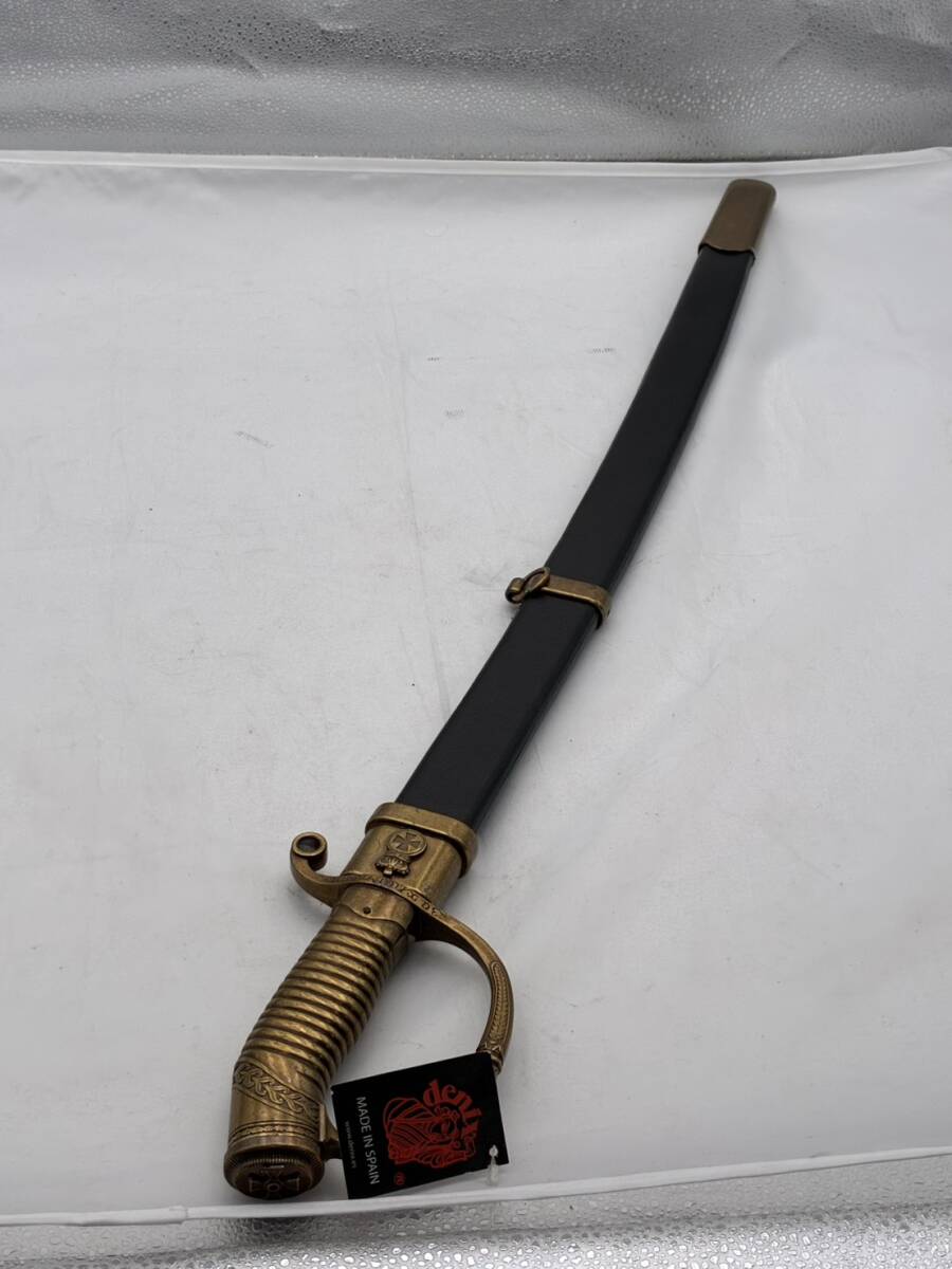 DENIX サン・ジョージ・サーベル レプリカ 鑑賞用 コスプレ 演劇 小道具 模造刀 デニックス 全長約90cm スペイン製 ♯2962-1
