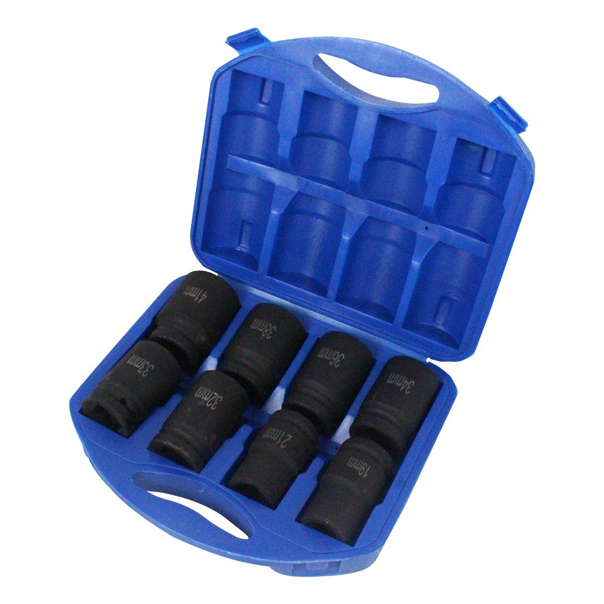 六角/四角 エアー インパクト ソケット レンチ 8点 25.4mm 1インチ 32mm/33mm/34mm/36mm/38mm/41mm/19mm/21mm トラック バス
