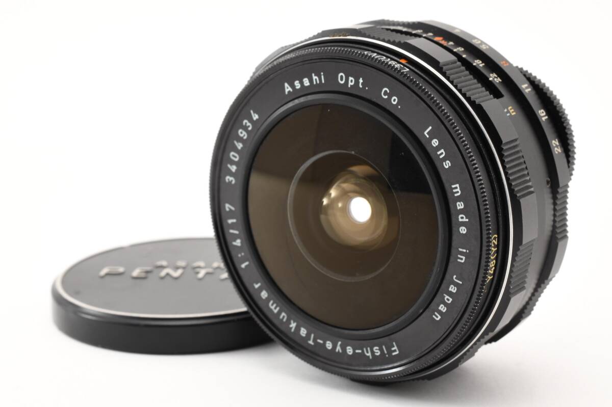 【並品】 Asahi Pentax ペンタックス Fish-eye-Takumar F4 17mm 魚眼レンズ M42マウント 【動作確認済み】 #3018222