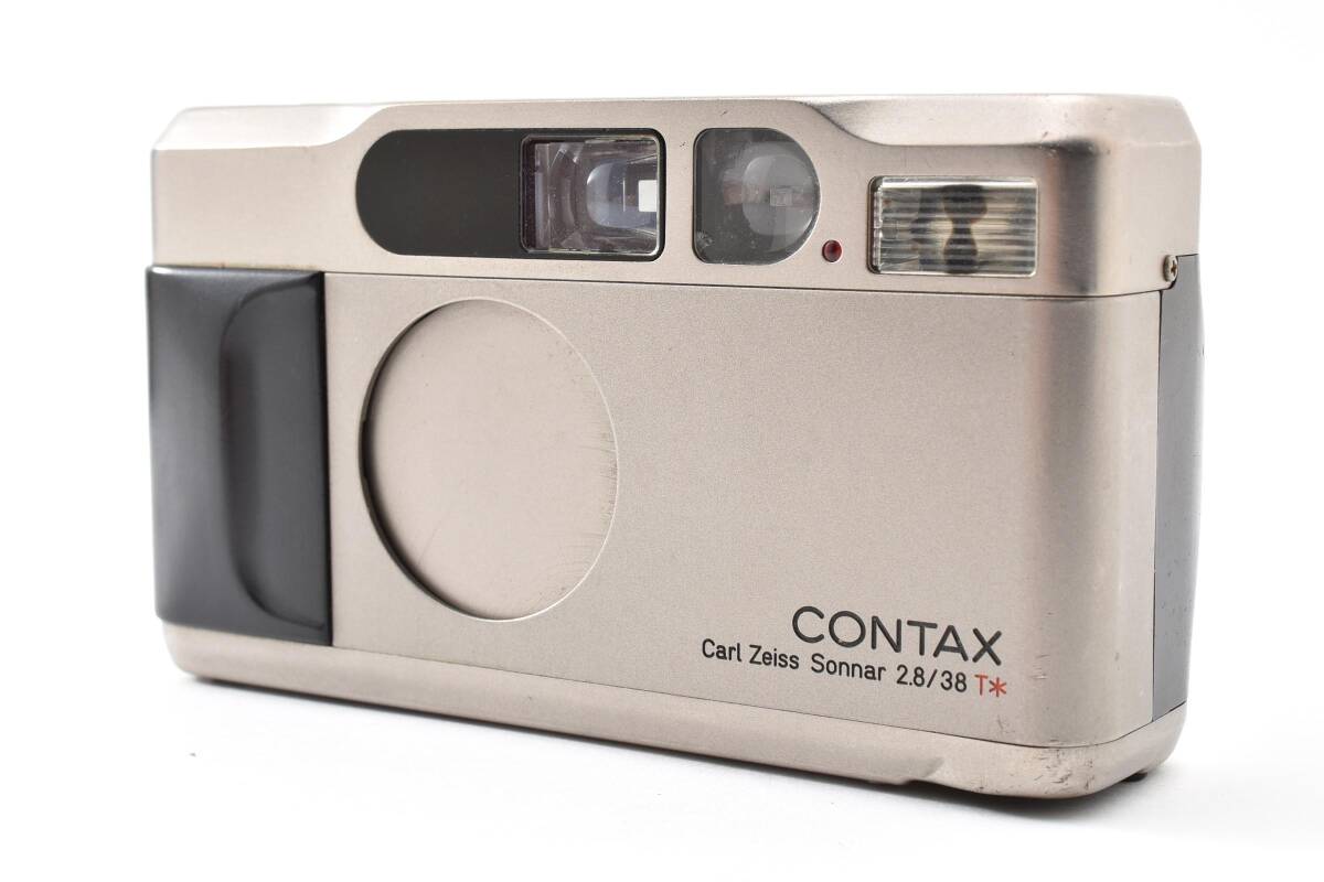 【並品】CONTAX コンタックス T2 チタンボディ Carl Zeiss Sonnar コンパクトフィルムカメラ 【動作確認済み】 #3007985