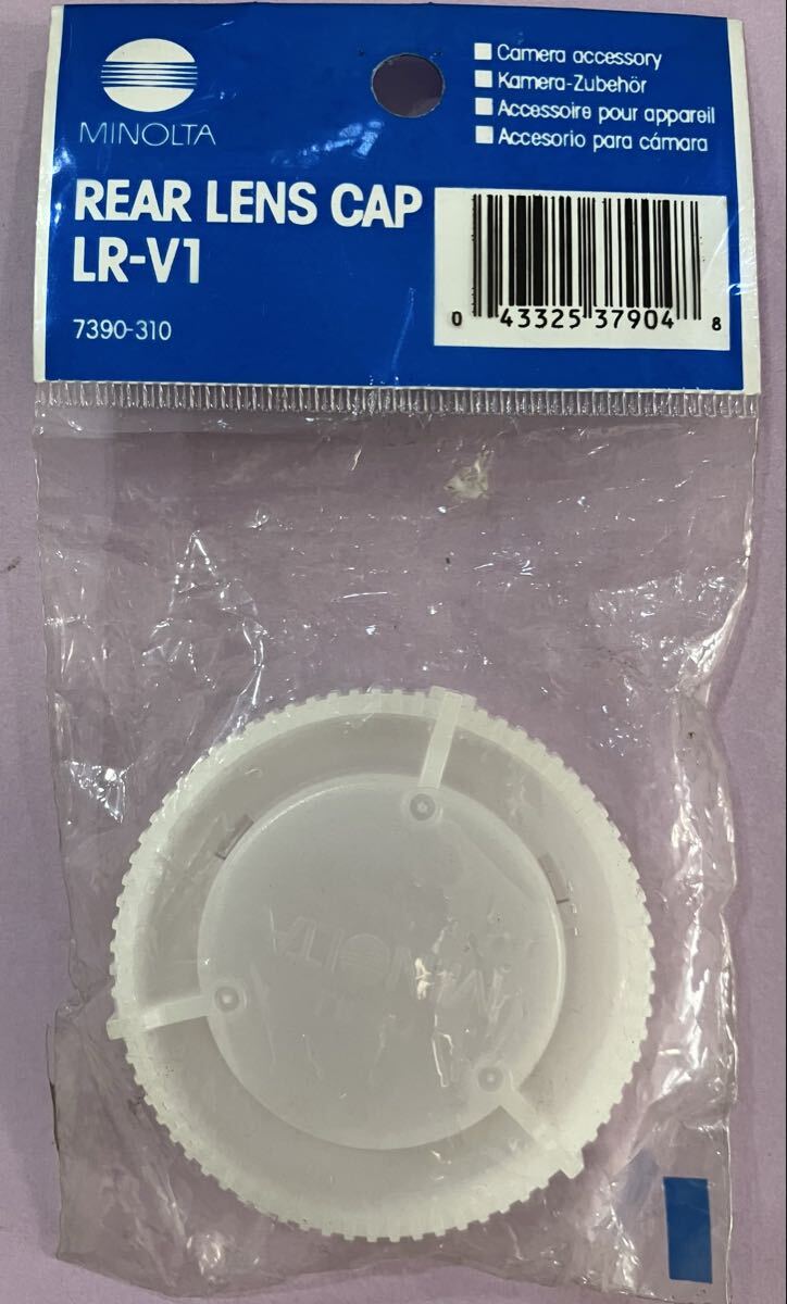 [未使用]MINOLTA ミノルタ REAR LENS CAP LR-V1 リアレンズキャップ