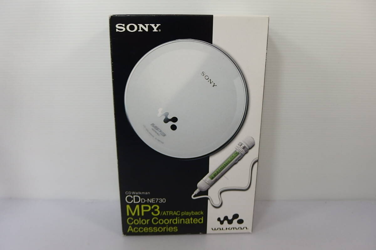 ◆新品未使用 SONY(ソニー) ハイエンド CDウォークマン ポータブルCDプレーヤー D-NE730 S デジタルアンプ/音飛ガード搭載 CD-Walkman