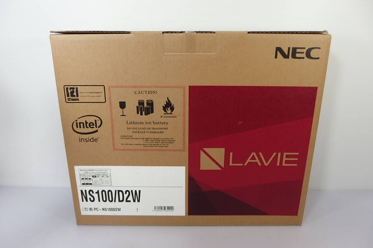 ◆新品未開封 NEC(エヌイーシー) ノートパソコン PC LAVIE Note Standard NS100/D2W PC-NS100D2W 15.6型/Win10/Celeron/メ4GB/HDD500GB