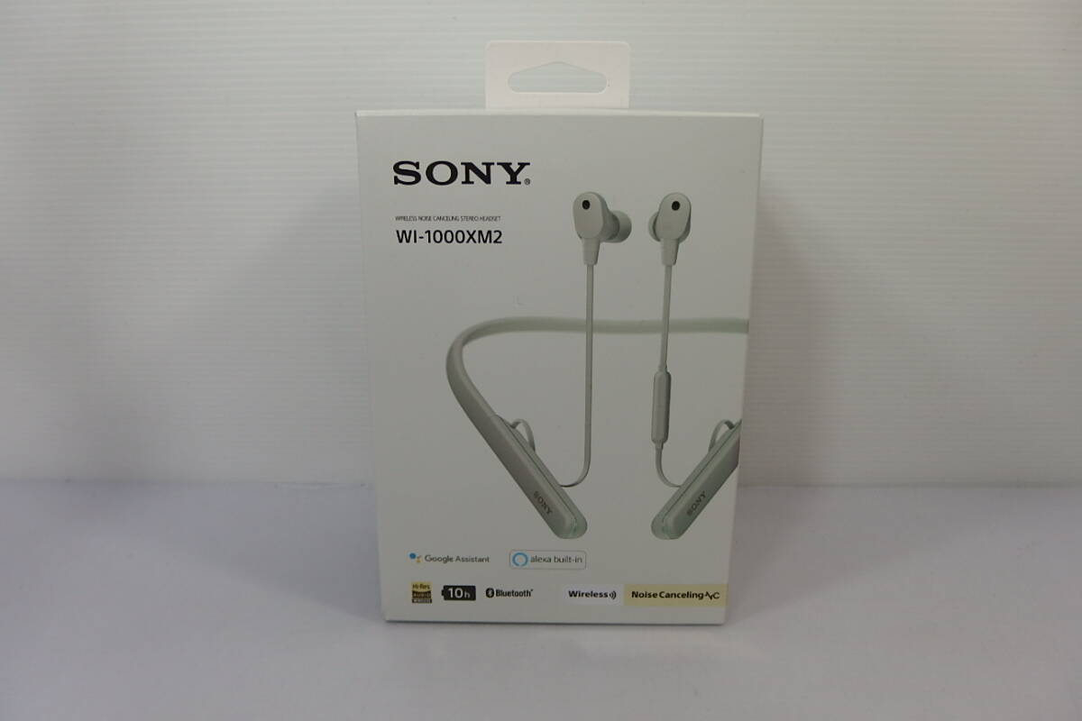◆未使用 SONY(ソニー) ハイエンド ハイレゾ ワイヤレスノイズキャンセリングステレオヘッドセット WI-1000XM2 プラチナシルバー イヤホン
