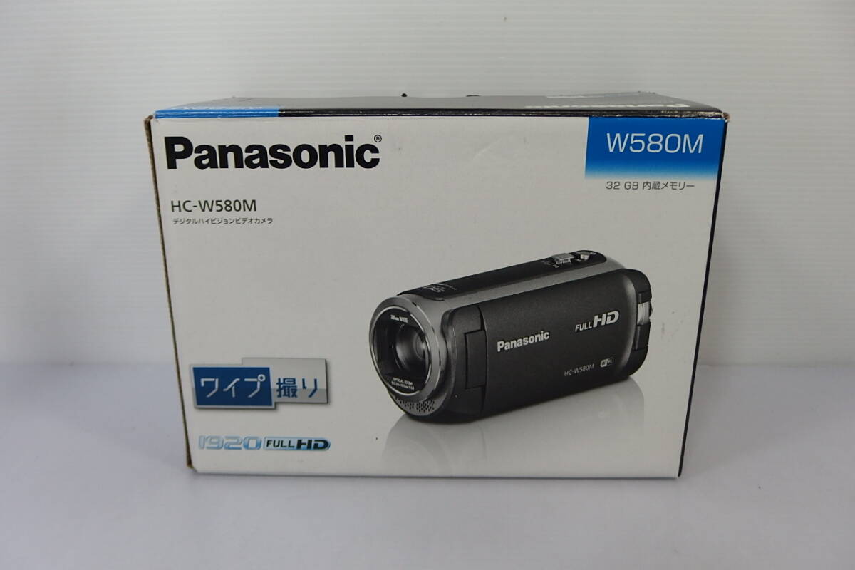 ◆未使用 Panasonic(パナソニック) ハイエンド 大容量32GB/光学50倍 デジタルHDビデオカメラ HC-W580M T デュアルカメラ/5軸ハイブリッド