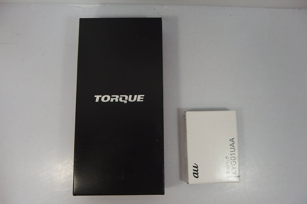 ◆新品同様(訳有) au KYOCERA(京セラ) SIMロック解除済 防水/防塵/耐衝撃 タフネススマートフォン TORQUE 5G KYG01 R スマホ 残債無判〇