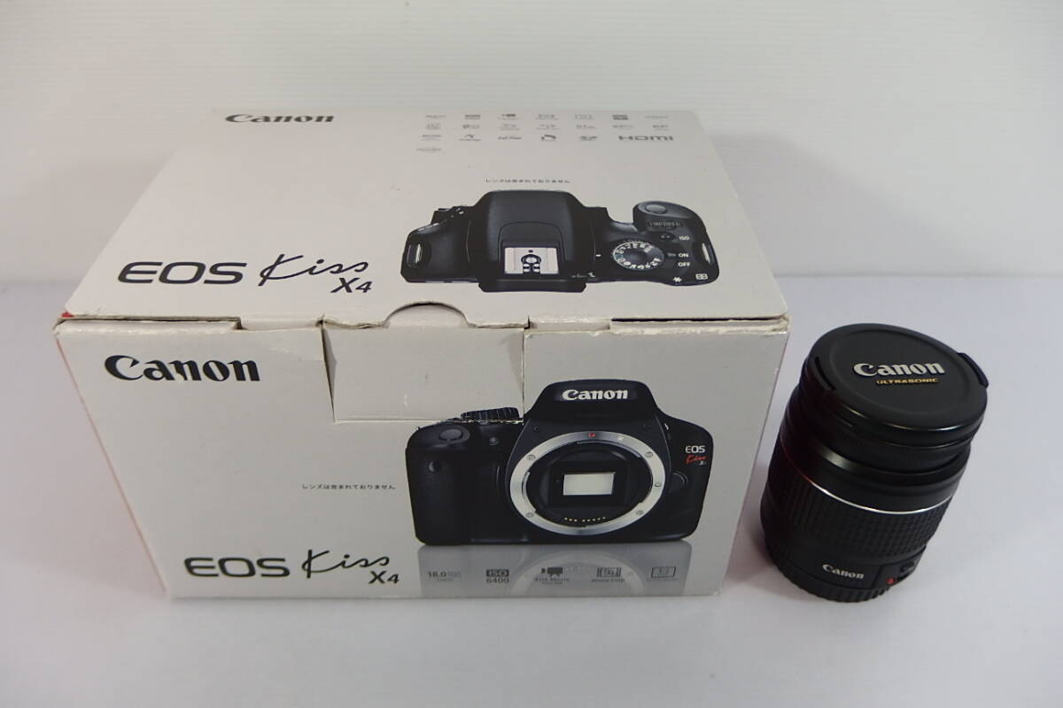 ◆Canon キヤノン デジタル一眼レフカメラ EOS Kiss X4 ＋ EF 28-80mm F3.5-5.6 V USM