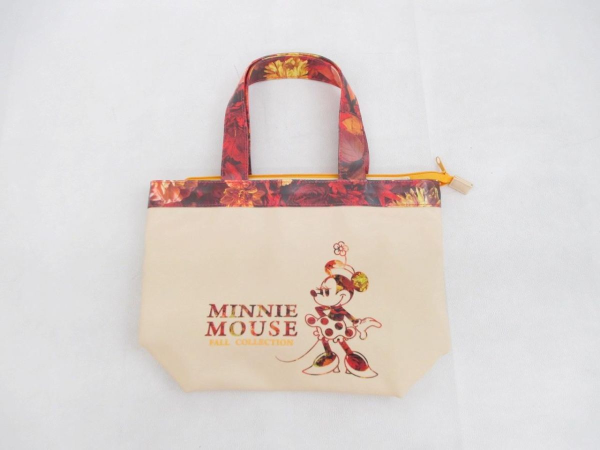 【未使用】 ディズニー TDR ミニーマウス 蜷川実花コラボ イマジニングザマジック 実写 トートバッグ ハンドバッグ