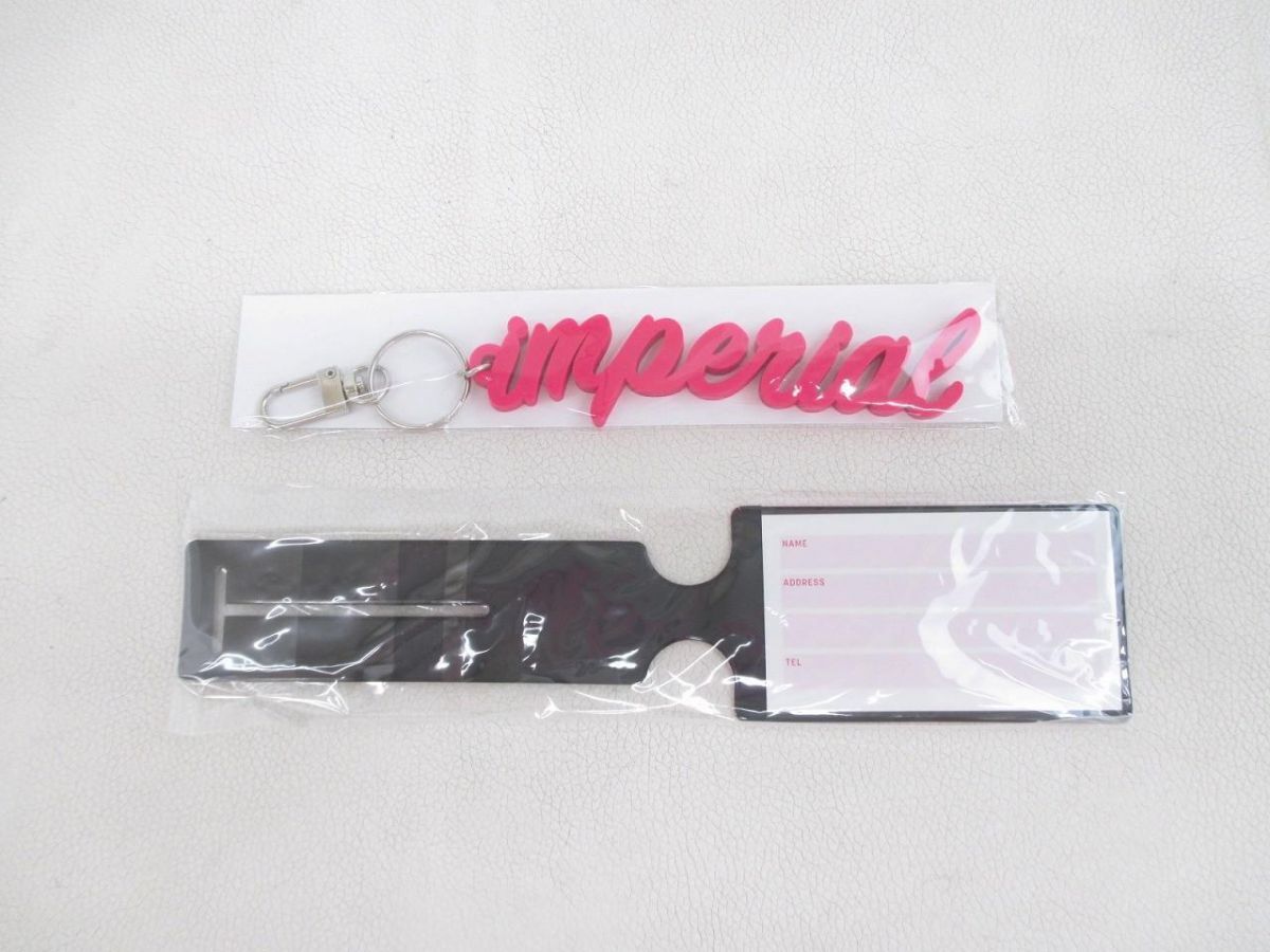 【未開封】 アーティスト IMP. IMPERIAL DEPARTURE 購入特典 キーホルダー ラゲッジタグ グッズセット