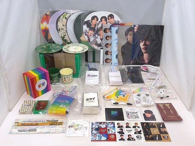 ジャニーズ WEST King & Prince SexyZone 他 ペンライト うちわ クリアファイル 等 グッズセット 【まとめ売り 動作