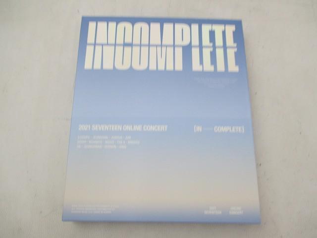 【中古品】 韓流 SEVENTEEN 2021 ONLINE CONCERT INCOMPLETE DVD チェキ4枚