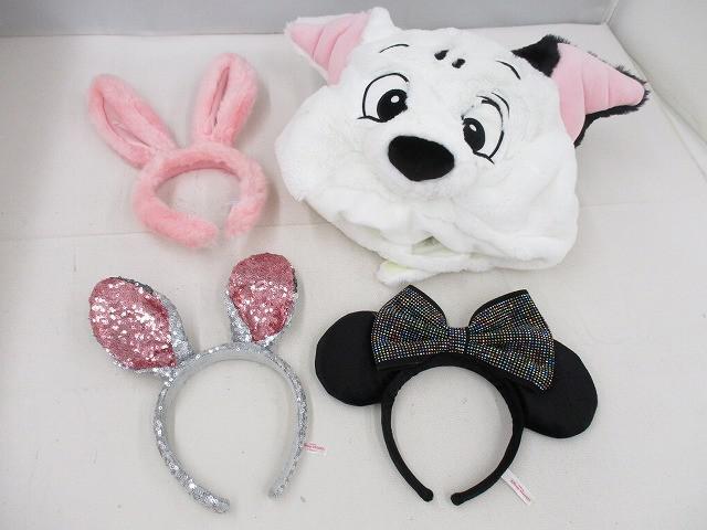 ディズニー ミニー 101匹わんちゃん 他 カチューシャ ファンキャップ 等 グッズセット 中古品