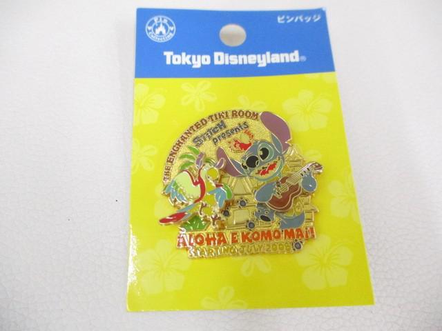 ディズニー スティッチ 魅惑のチキルーム オープニング ピンバッジ 中古品