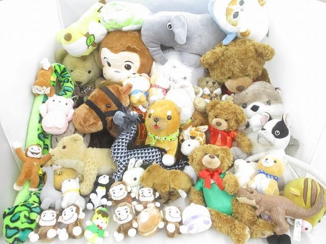 ホビー サラブレッドコレクション おさるのジョージ 豆柴 他 ぬいぐるみ ポーチ 等 グッズセット 【まとめ売り 中古