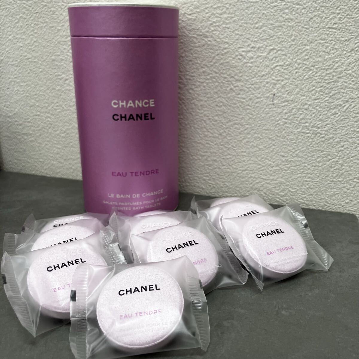 【未使用】CHANEL シャネル チャンス オー タンドゥル バス タブレット 10個入り 箱