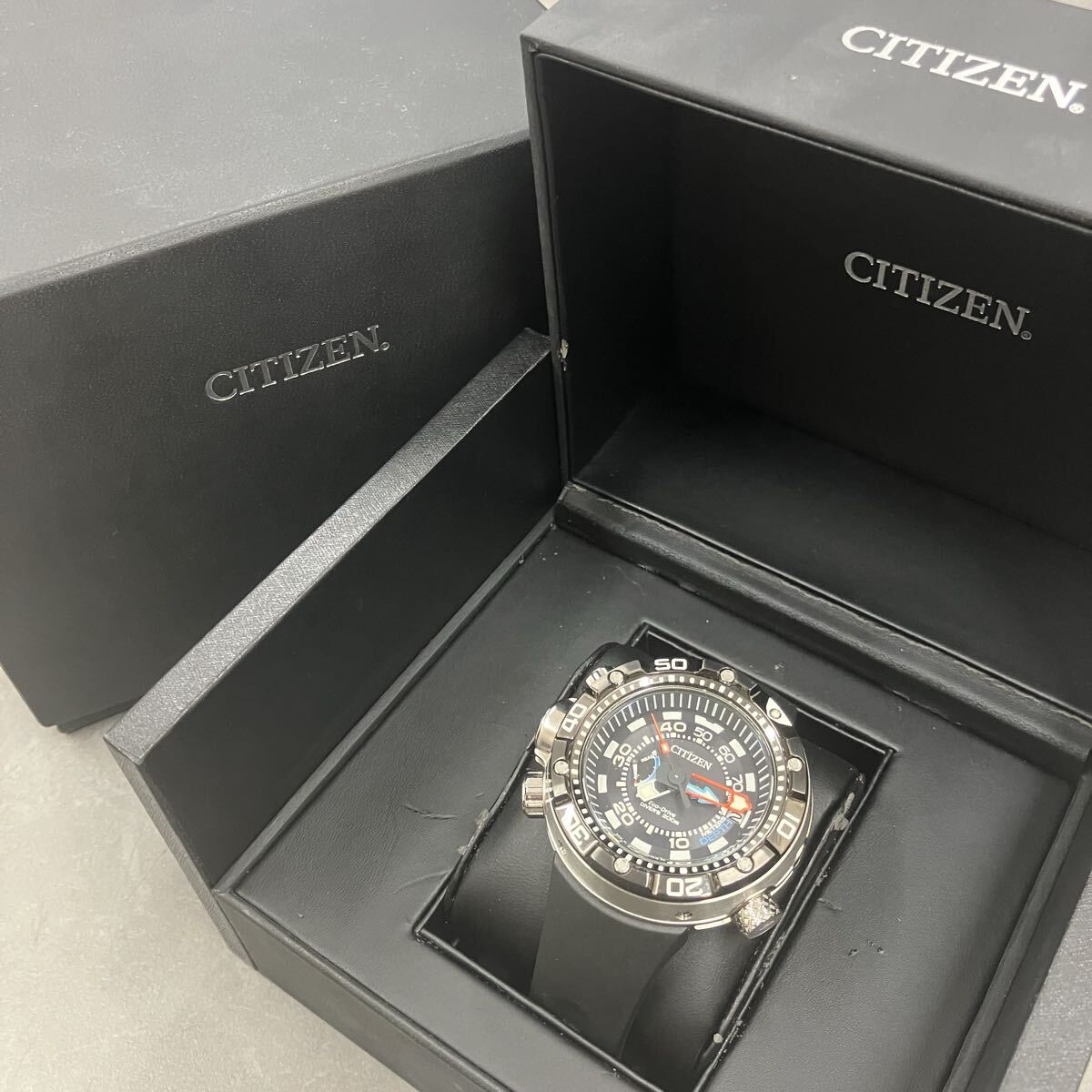 【1円スタート！】CITIZEN シチズン J250-S092183 プロマスター アクアランド Eco-Drive エコドライブ 電波ソーラー 箱付き【稼動品】