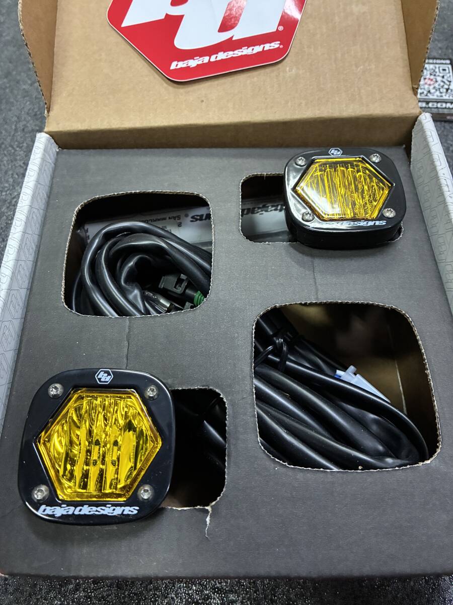 Baja Designs 正規品 S1 LED アンバー/ワイドコーナリングライト 38-7815