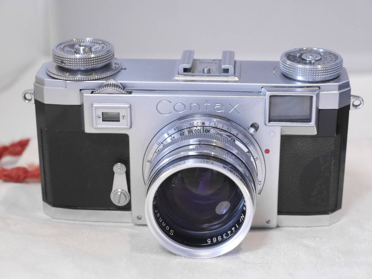 CONTAX CONTAX コンタックス IIa A4800X番 ＆ ゾナー 50mm F1.5 14439XX番付