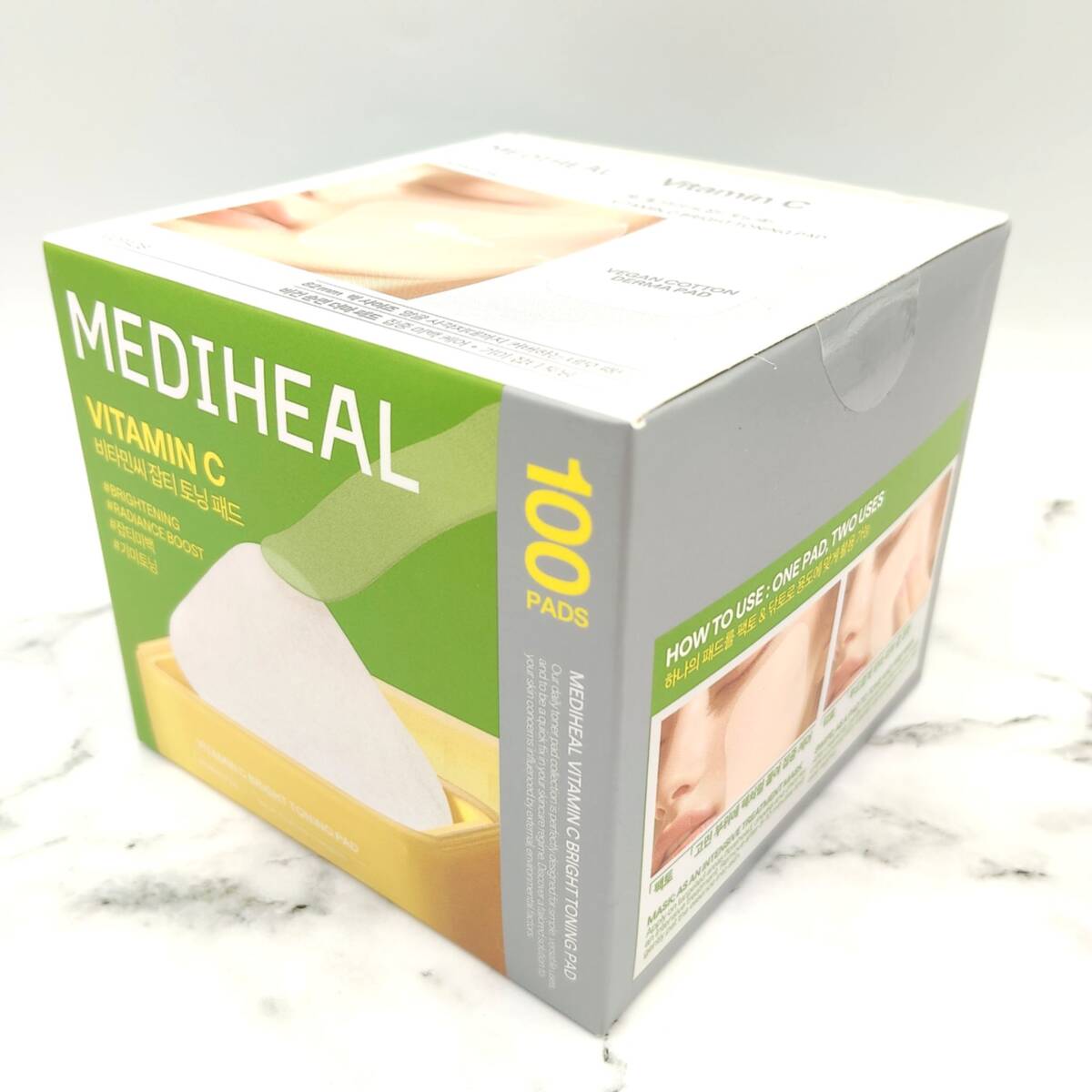 ◇MEDIHEAL VITAMIN C メディヒール ビタミンC ブライトニングパッド 100枚入り スキンケアパッド
