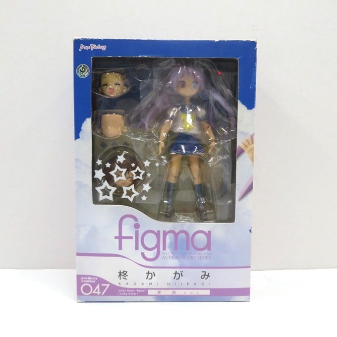064K232★【中古品】MAX FACTORY/マックスファクトリー figma 047『らき☆すた』柊かがみ 夏服ver. フィギュア