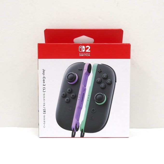 056K239★【未使用品】任天堂/Nintendo Switch 2 Joy-Con 2 (L) ライトパープル/(R) ライトグリーン ① BEE-A-JABAB ジョイコン