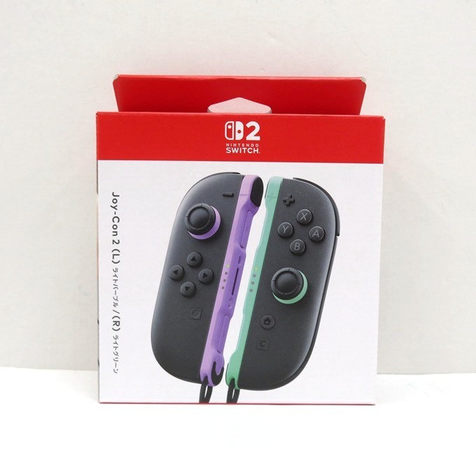 056K240★【未使用品】任天堂/Nintendo Switch 2 Joy-Con 2 (L) ライトパープル/(R) ライトグリーン ② BEE-A-JABAB ジョイコン