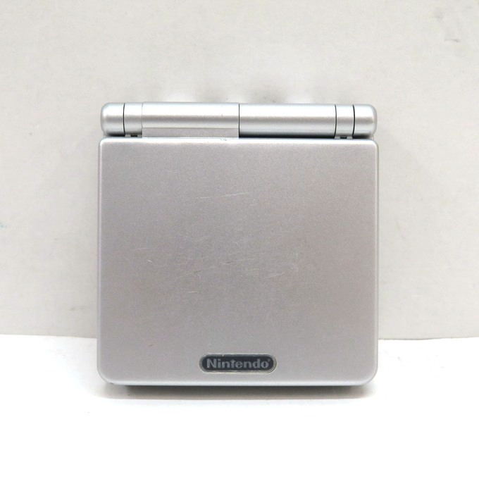 060K247★【中古品】NINTENDO/任天堂 ゲームボーイアドバンスSP/GAME BOY ADVANCE SP 本体 プラチナシルバー AGS-001