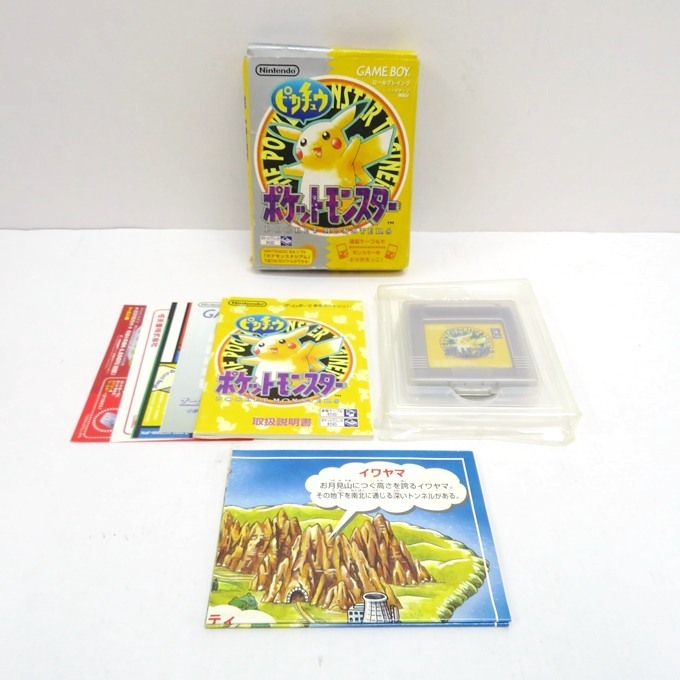 044K251★【中古品】NINTENDO/任天堂 GB(ゲームボーイ) ポケットモンスター ピカチュウ版 DMG-APSJ-JPN ゲームソフト