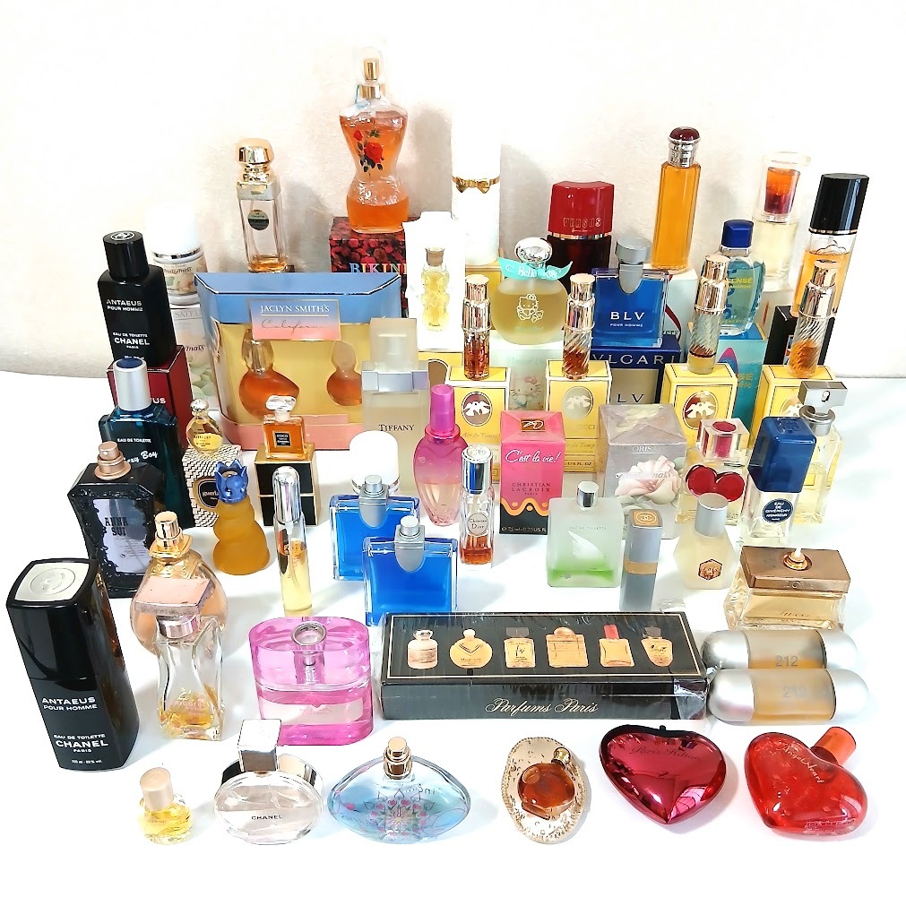 【S-12】未開封有　香水おまとめ　CHANEL　ANTAEUS　CHANCE　COCO　BVLGARI　Caron　GIVENCHY　NINA RICCI　ANNA SUI他　フレグランス