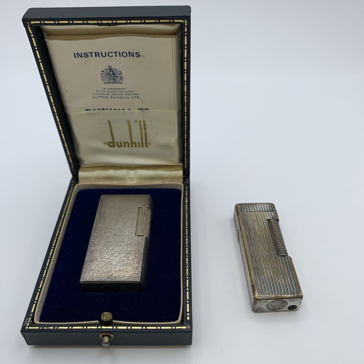 d06 ダンヒル dunhill ライター ガスライター ローラー式 喫煙グッズ 喫煙具 まとめ 2点 コレクター ヴィンテージ 現状品 着火未確認