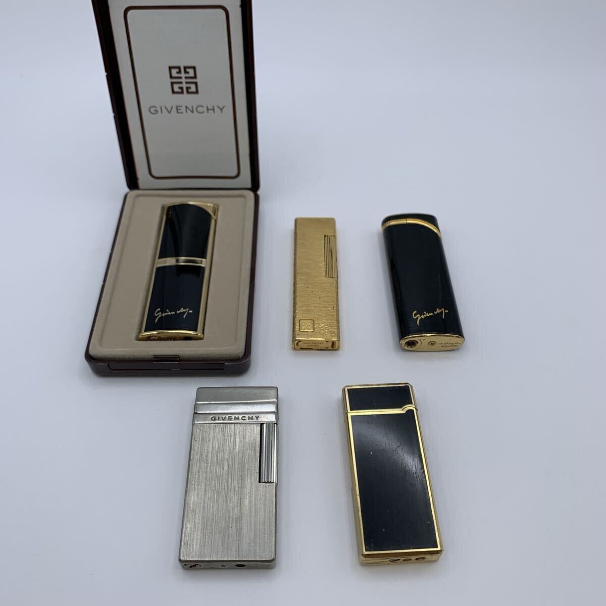 d07 GIVENCHY ジバンシー ライター ガスライター ローラー式 まとめ売り 喫煙グッズ 喫煙具 コレクター ヴィンテージ 現状品 着火未確認