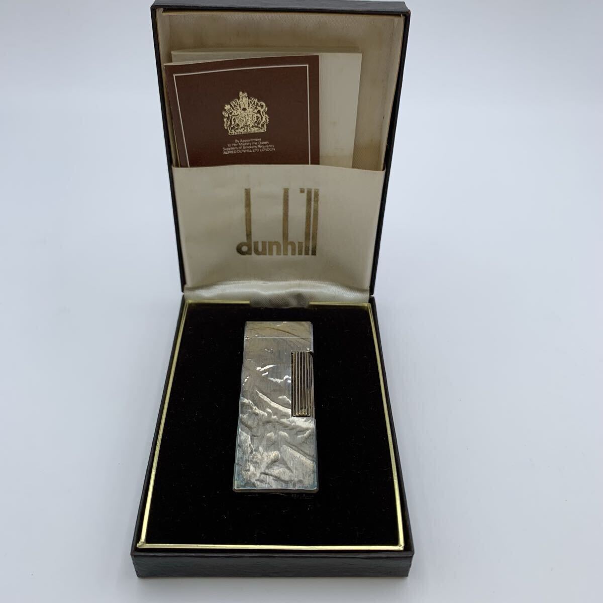 tj07 ダンヒル dunhill ライター ガスライター ローラー式 喫煙グッズ 喫煙具 シルバーカラー コレクター ヴィンテージ 現状品 着火未確認